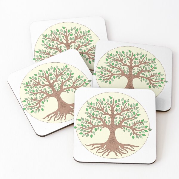 Item preview, Tree of Life (Yellow Background) designed and sold by jitterbuggz.