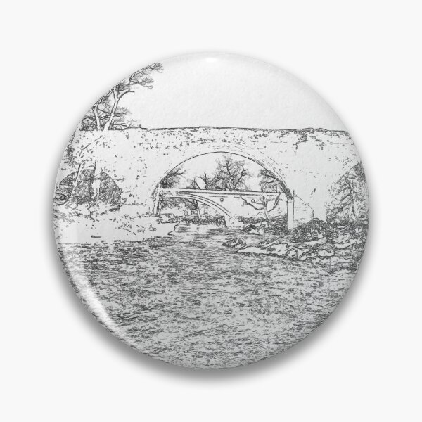 Item preview, Devil's Bridge and Stanley Bridge Kirkby Lonsdale Pen Sketch designed and sold by ArtworkNorth.