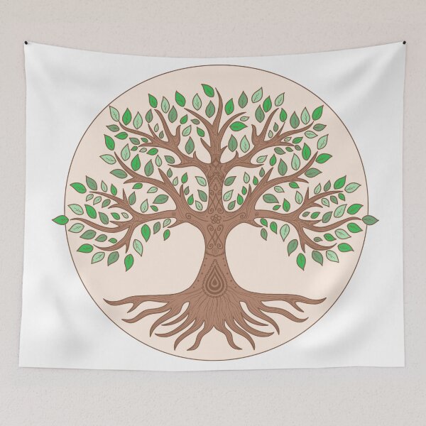 Item preview, Tree of Life (Orange Background) designed and sold by jitterbuggz.