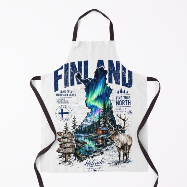 Item preview, Finland Northern Lights Adventure – Wild Nordic Nature Travel Design designed and sold by Countries&Cities Shop.