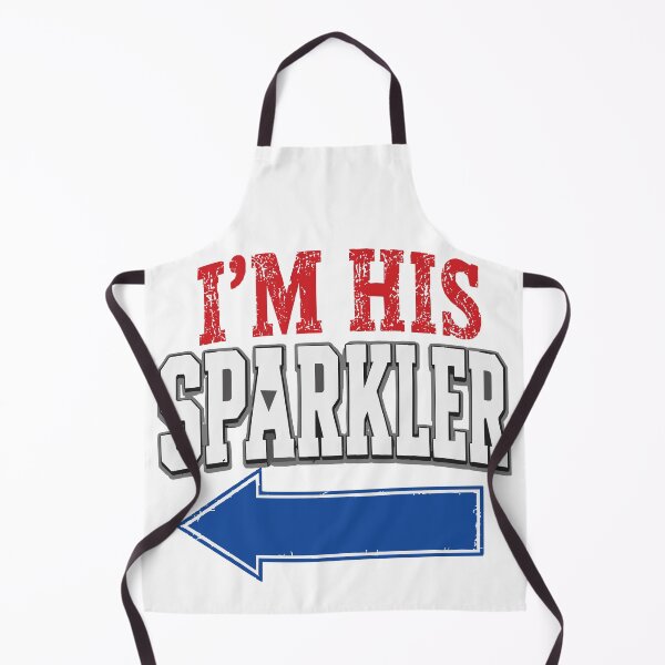Item preview, I’m His Sparkler Funny 4th Of July Couple Essential T-Shirt designed and sold by Maravillio.