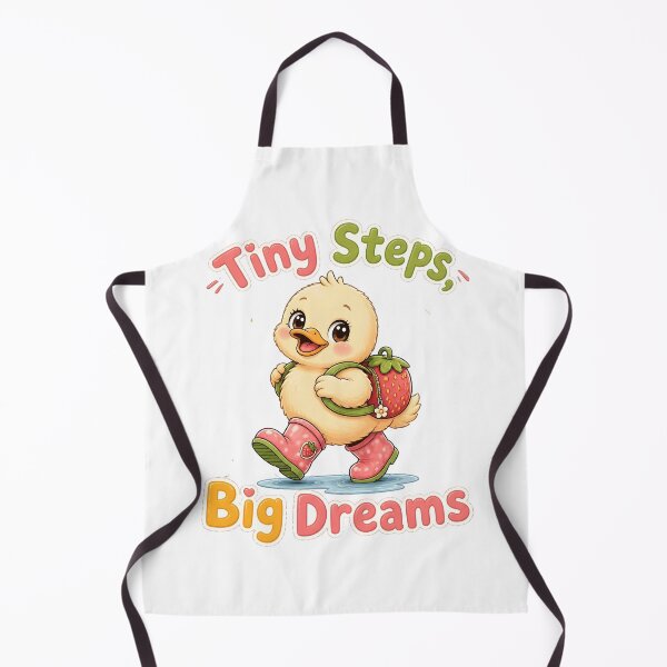 Item preview, Tiny Steps, Big Dreams Cute Duckling Strawberry Backpack designed and sold by Idrojibz.