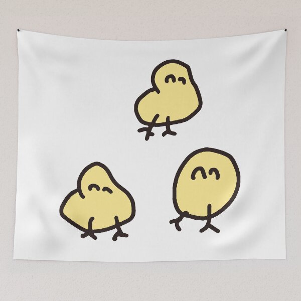 Item preview, chicks Nikoniko smile animals Illustration designed and sold by witty_sheep.