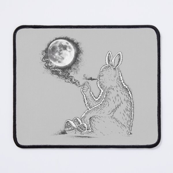Item preview, Funny Bigfoot Graphic Easter Bunny Meme Sasquatch Sleeping designed and sold by mjohnson9.