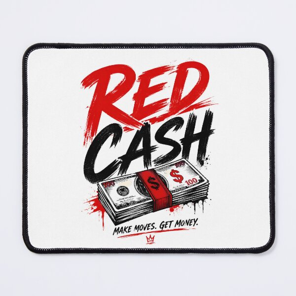 Item preview, Red Cash Urban Hustle Graphic designed and sold by DeluxeLK.