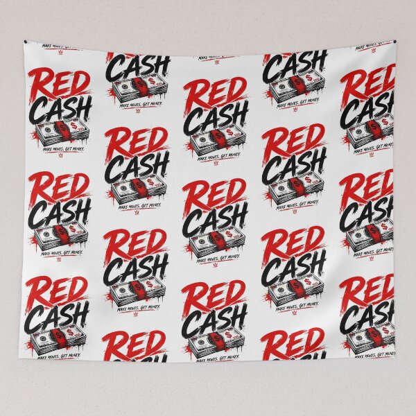 Item preview, Red Cash Urban Hustle Graphic designed and sold by DeluxeLK.