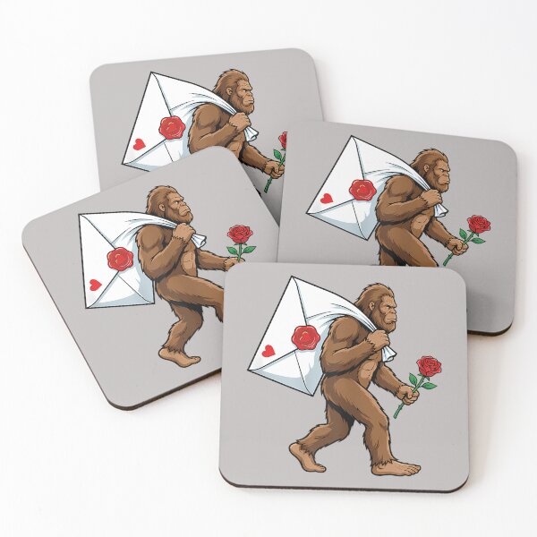 Item preview, Funny Bigfoot Heart Love Valentines Day Boys Men designed and sold by mjohnson9.