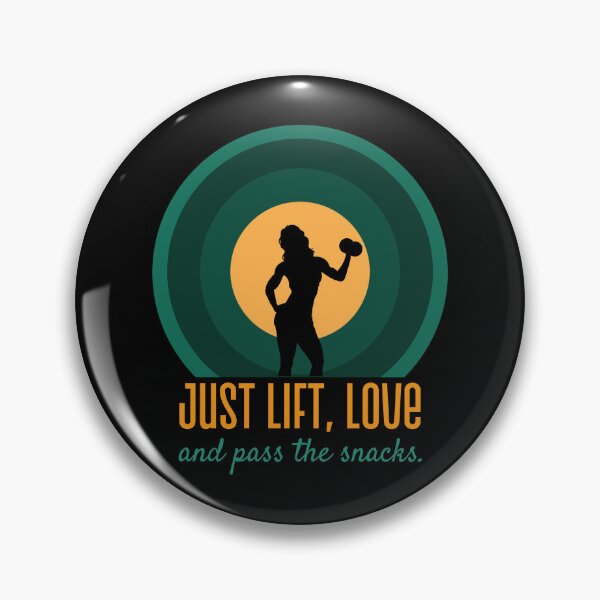 Item preview, Just lift love and pass the snacks designed and sold by RadiantRebelCo.