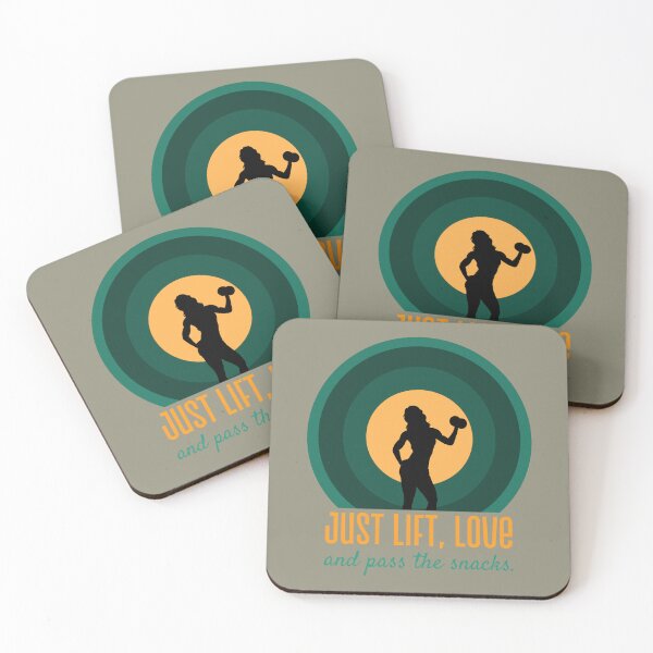 Item preview, Just lift love and pass the snacks designed and sold by RadiantRebelCo.