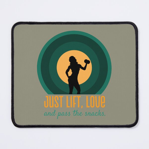 Item preview, Just lift love and pass the snacks designed and sold by RadiantRebelCo.