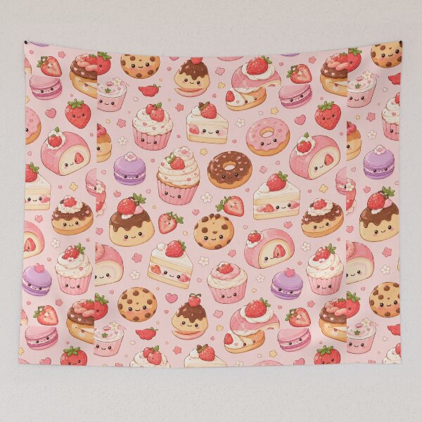 Item preview, Sweet Bakery Kawaii Seamless Pattern | Cute Pastel Dessert Aesthetic designed and sold by Aramdesing.