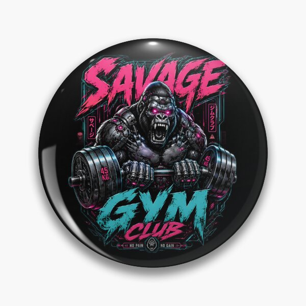 Item preview, Cyberpunk Mecha Gorilla Gym - Savage Workout Fitness designed and sold by KaysonSmith.
