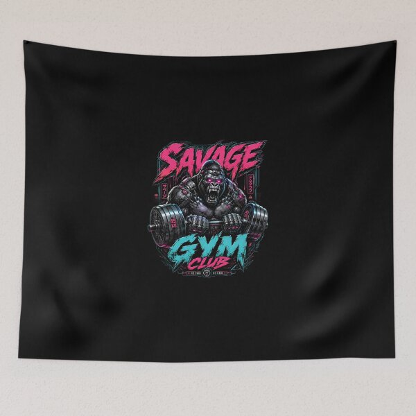Item preview, Cyberpunk Mecha Gorilla Gym - Savage Workout Fitness designed and sold by KaysonSmith.