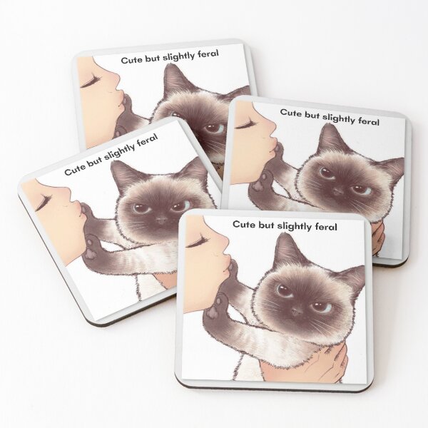 Item preview,     Cute but slightly feral designed and sold by     Pink Chaos Club.
