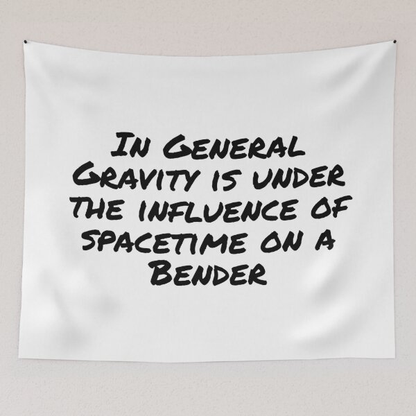 Item preview, Quirky Gravitational Physics Factoid in General Relativity. designed and sold by MPC-Mince-Pies.