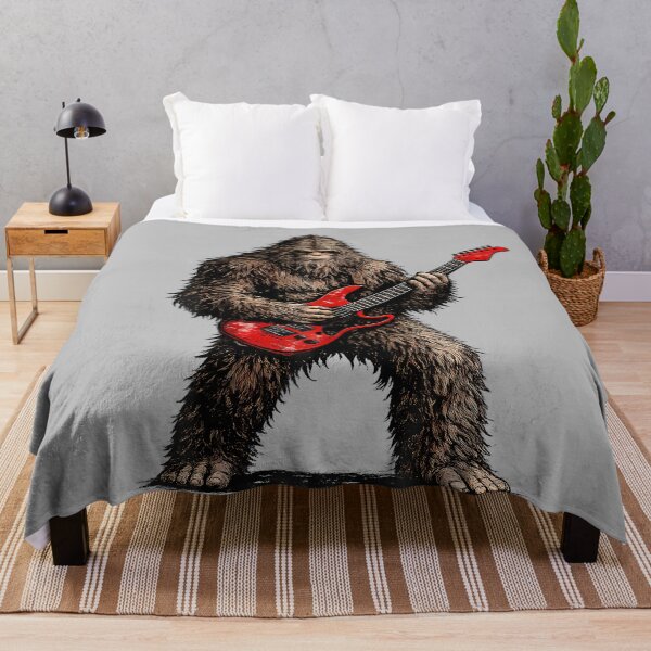 Item preview, Funny Bigfoot Playing Guitar Rock and Roll Gifts Men Women designed and sold by mjohnson9.