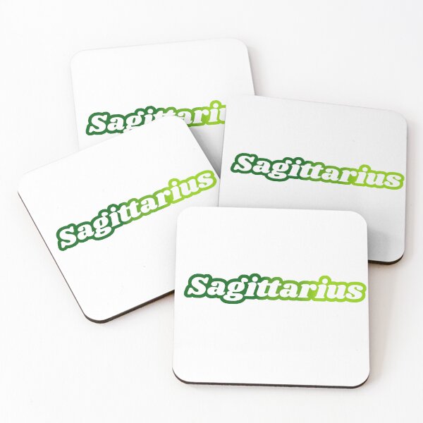Item preview, The Archer - Bold Sagittarius Star Sign Typography designed and sold by Niji Hibana.