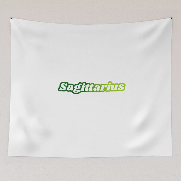 Item preview, The Archer - Bold Sagittarius Star Sign Typography designed and sold by Niji Hibana.