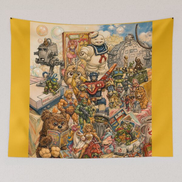 Item preview, Ultimate Retro Toy Nostalgia Collage designed and sold by bisha.