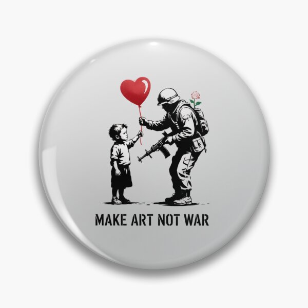 Item preview, Banksy - Make Art Not War designed and sold by 123ks.