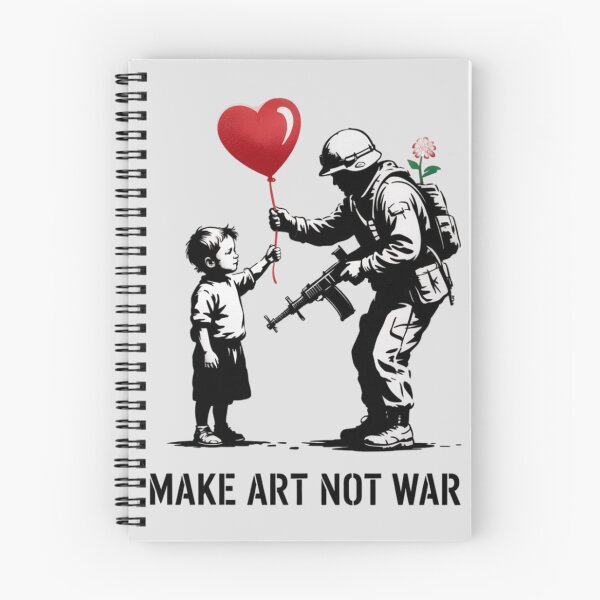 Item preview, Banksy - Make Art Not War designed and sold by 123ks.