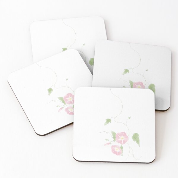 Item preview, Elegant Pink Morning Glory - Minimalist Botanical Art designed and sold by Orchid Atelier.