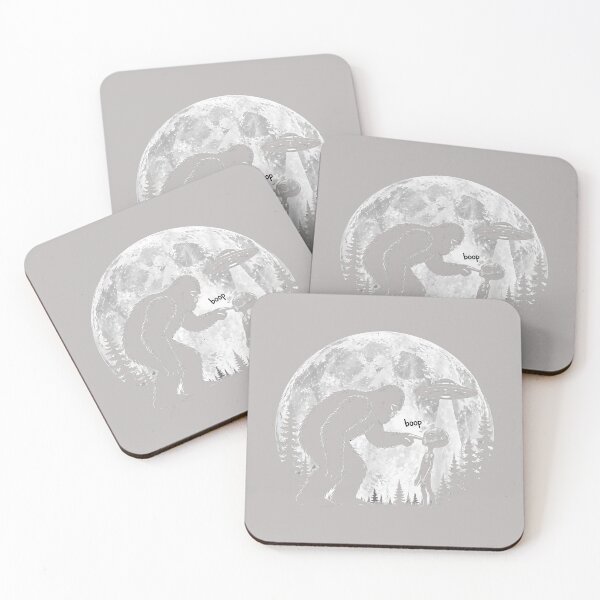 Item preview, Funny Bigfoot Sasquatch Boop Nose Alien UFO Humor Men Women designed and sold by mjohnson9.