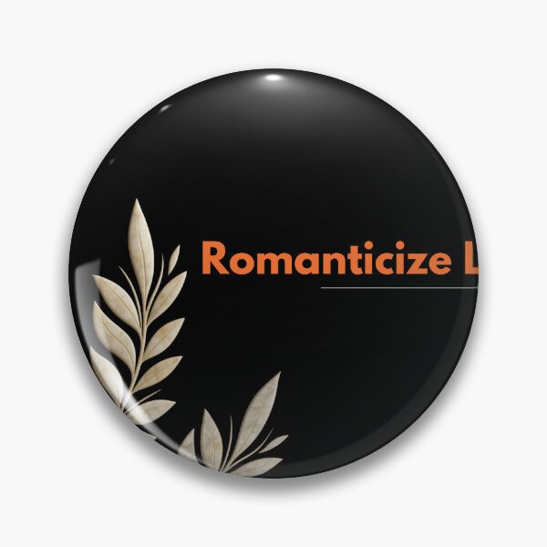 Item preview, Romanticize Life Aesthetic Quote designed and sold by ruchikadesigns.