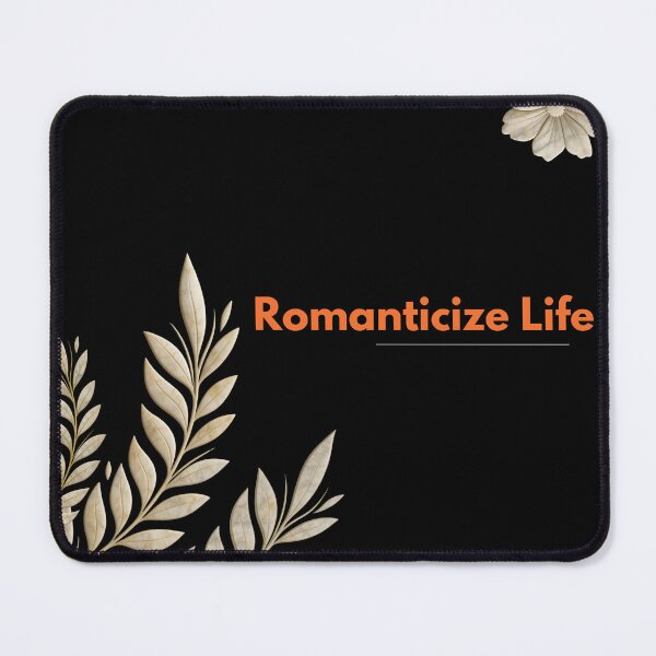 Item preview, Romanticize Life Aesthetic Quote designed and sold by ruchikadesigns.