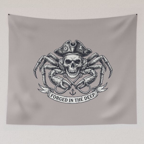 Item preview, Deadliest Catch Crab Fishing Boat Storm Ocean Fisherman designed and sold by designerr23 ⭐⭐⭐⭐⭐.