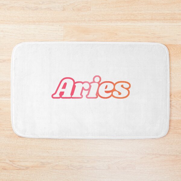 Item preview, The Ram - Retro Aries Zodiac Typography designed and sold by Niji Hibana.