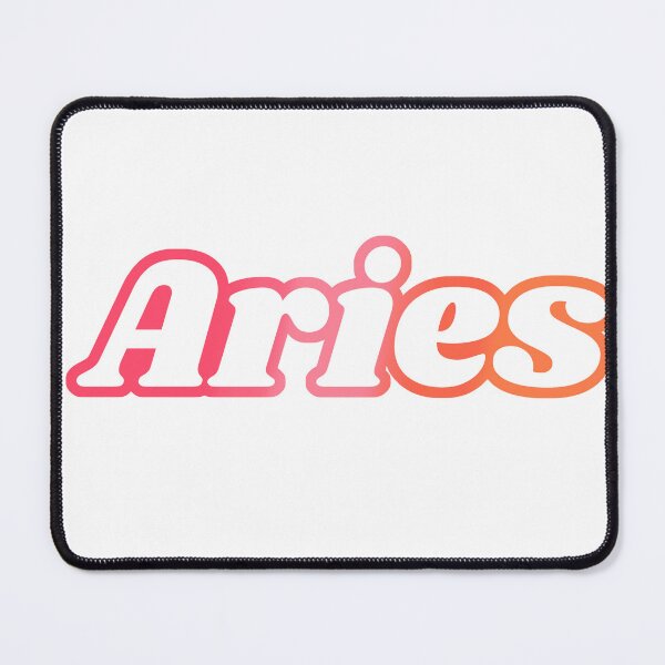 Item preview, The Ram - Retro Aries Zodiac Typography designed and sold by Niji Hibana.