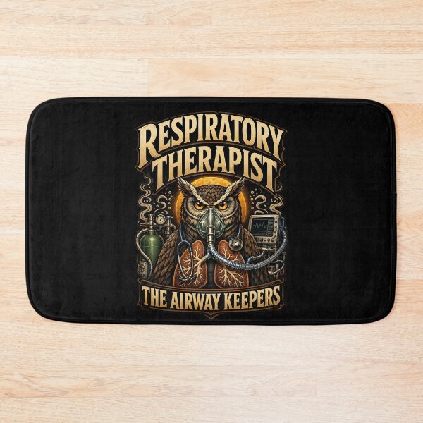 Item preview, Gothic Owl Respiratory Therapist Shirt – The Airway Keepers Vintage Respiratory Care Halloween Nurse Week Tee designed and sold by ClinicalHubs.