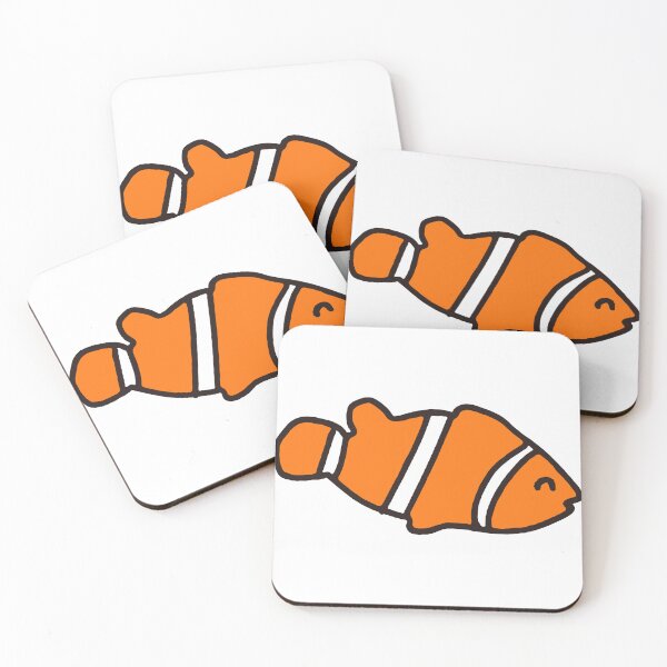 Item preview, Clownfish Nikoniko smile animals Illustration designed and sold by witty_sheep.