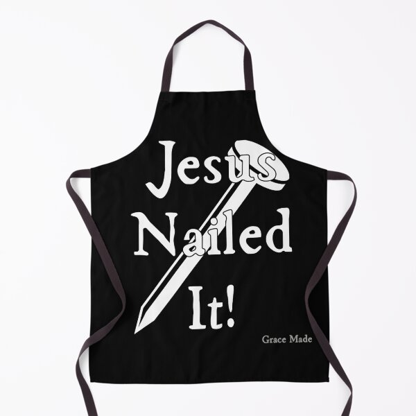 Item preview, Jesus Nailed It! (White text/White Nail) designed and sold by GraceMadeArt.