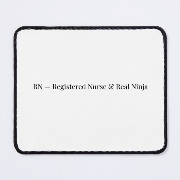 Item preview, Nurse Gift - RN — Registered Nurse & Real Ninja designed and sold by Malaga96.