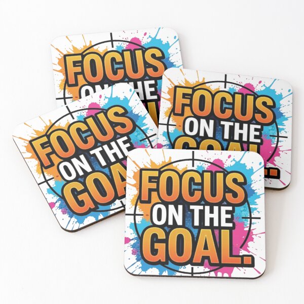 Item preview, Focus On The Goal Motivational Design designed and sold by Ahmedsyde.