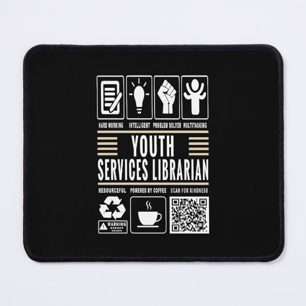 Item preview, Funny Youth Services Librarian Job Description Icons QR Code designed and sold by MerchMaxxing.