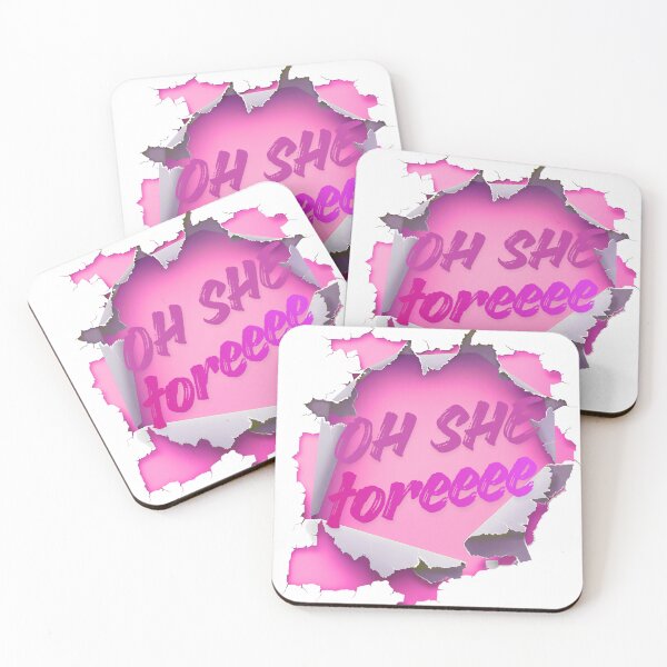 Item preview, Oh She Tore Pink Design  designed and sold by OddShop7.