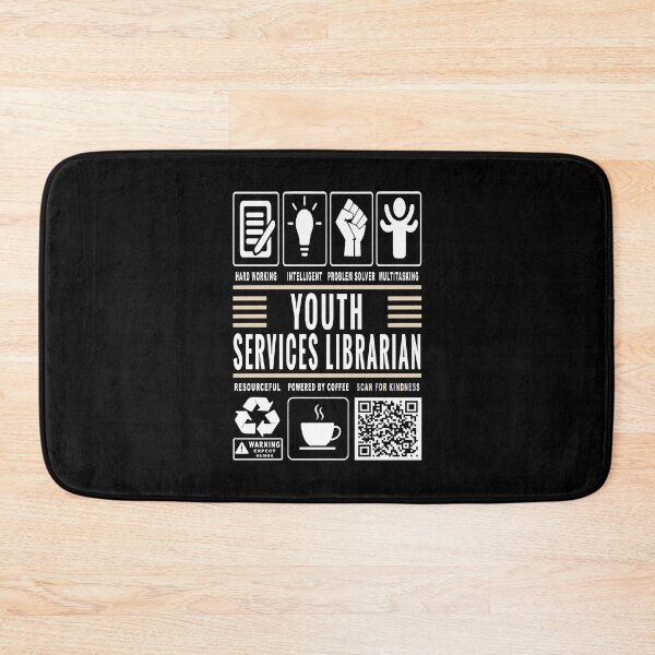 Item preview, Funny Youth Services Librarian Job Description Icons QR Code designed and sold by MerchMaxxing.