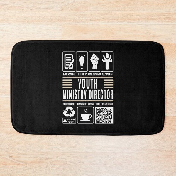 Item preview, Funny Youth Ministry Director Job Description Icons QR Code designed and sold by MerchMaxxing.
