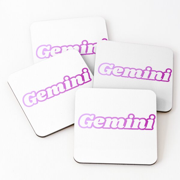 Item preview, The Twins - Creative Gemini Star Sign Typography designed and sold by Niji Hibana.