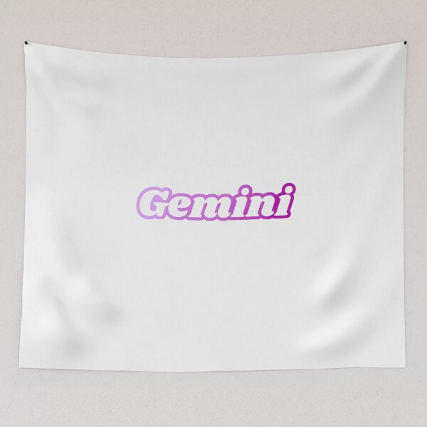 Item preview, The Twins - Creative Gemini Star Sign Typography designed and sold by Niji Hibana.