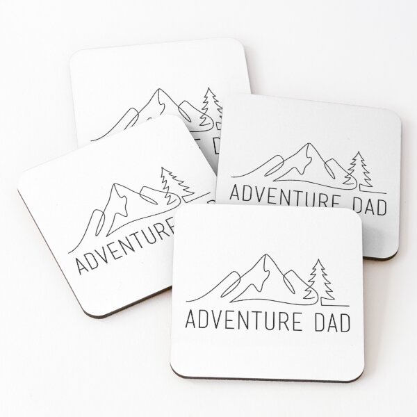 Item preview, Adventure Dad Minimalist Mountain Line Art Father's Day designed and sold by TeNovaStudio.