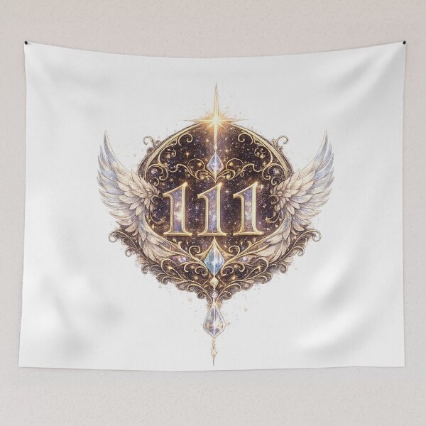 Item preview, Divine Angel Number 111 Manifestation Design designed and sold by HiteshArt111.