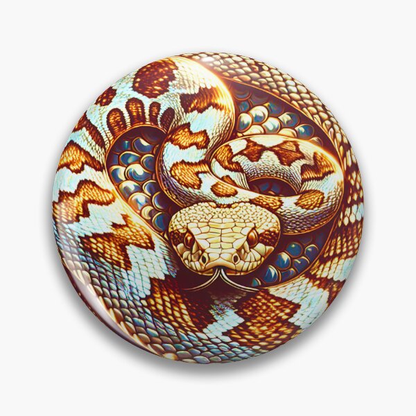 Item preview, Artfully crafted, dangerous rattlesnake in attack mode designed and sold by Segasprojects.