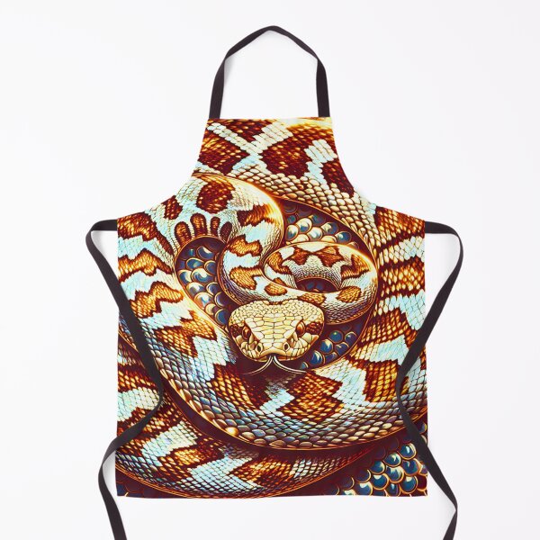 Item preview, Artfully crafted, dangerous rattlesnake in attack mode designed and sold by Segasprojects.