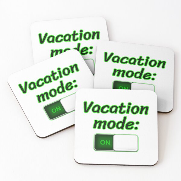 Item preview, Vacation Mode On Travel Quote Design designed and sold by PixelParinda.