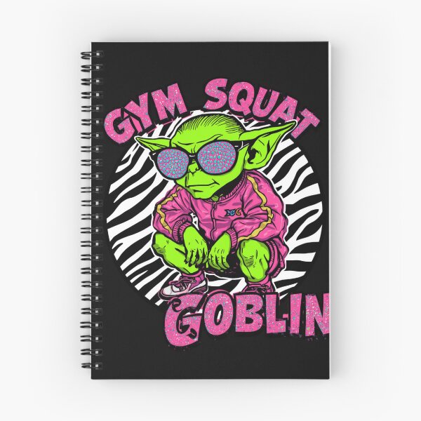 Item preview, Squat Goblin – Funny Gym Creature designed and sold by Sparkofart07.