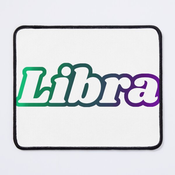 Item preview, Libra Zodiac - Elegant Symmetrical Astrology Typography designed and sold by Niji Hibana.